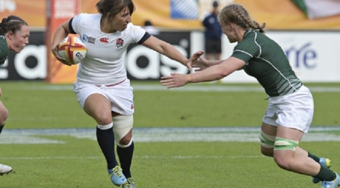 Womenâ€™s Rugby World Cup: England 40-7 Ireland