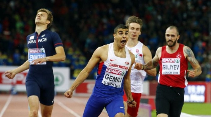 Athletics: European Championships: Gemili and Rooney win golds as British men seal sprint sweep