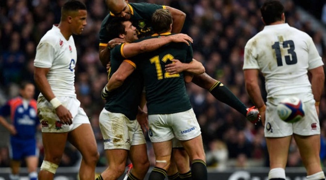 Rugby Union: England 28-31 South Africa