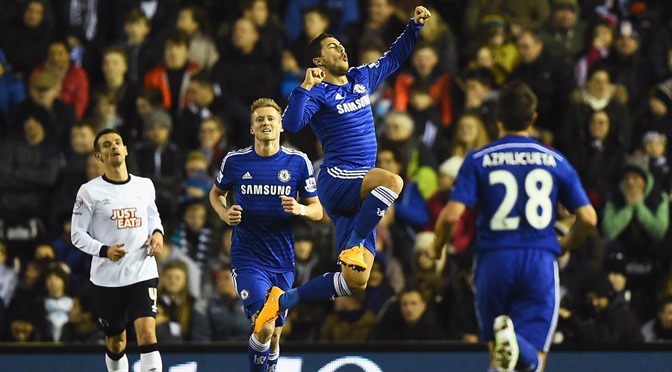League Cup: Derby 1-3 Chelsea