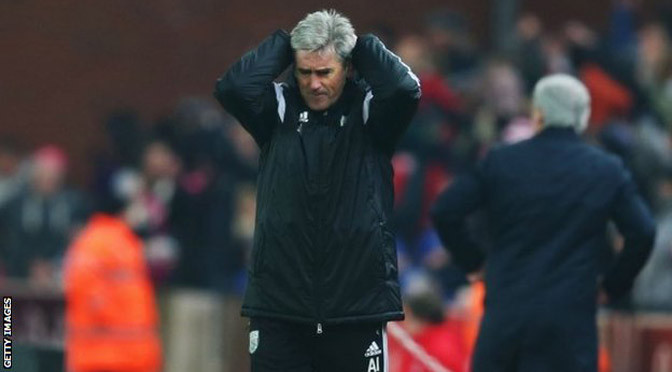 Premiership: West Brom sack manager Alan Irvine after Stoke defeat