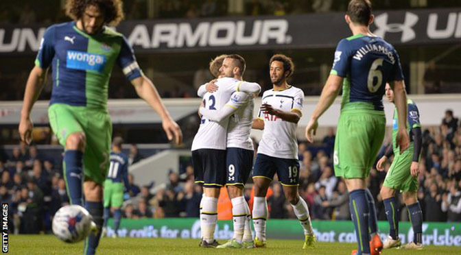 League Cup: Spurs 4-0 Newcastle