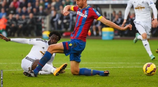 Premiership: Swansea 1-1 Crystal Palace