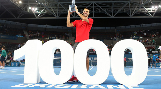 ATP Brisbane: Federer battles to claim 1,000th career victory