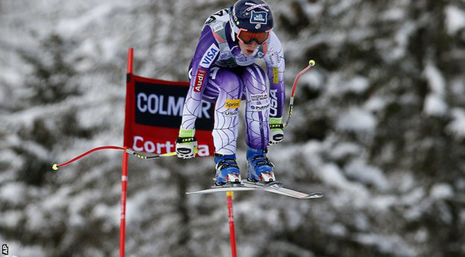 Skiing: Lindsey Vonn equals World Cup wins record in Italy