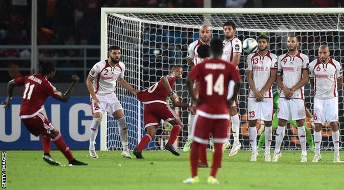 Africa Cup of Nations: Tunisia 1-2 Equatorial Guinea