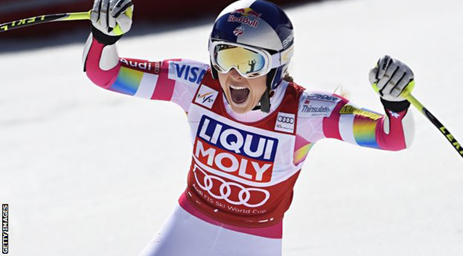 Winter Sports: Lindsey Vonn equals Ingemar Stenmark’s World Cup record