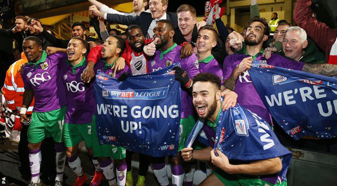 League 1: Bristol City promoted to Championship