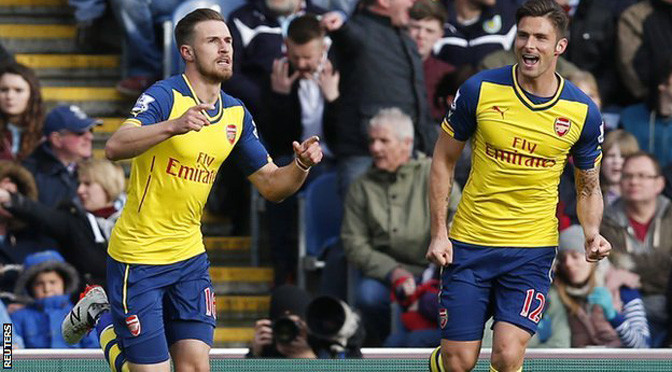 Premiership: Burnley 0-1 Arsenal