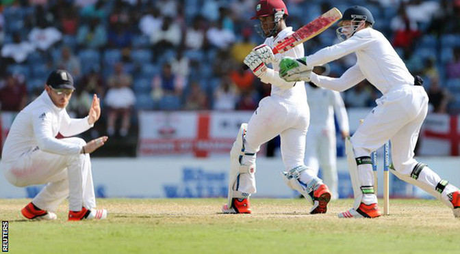 Cricket: West Indies v England: Kraigg Brathwaite makes ton for hosts