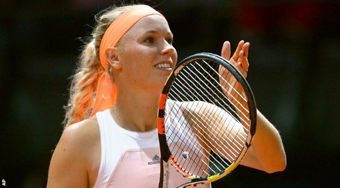 Tennis: Caroline Wozniacki & Simona Halep to meet in Stuttgart semis